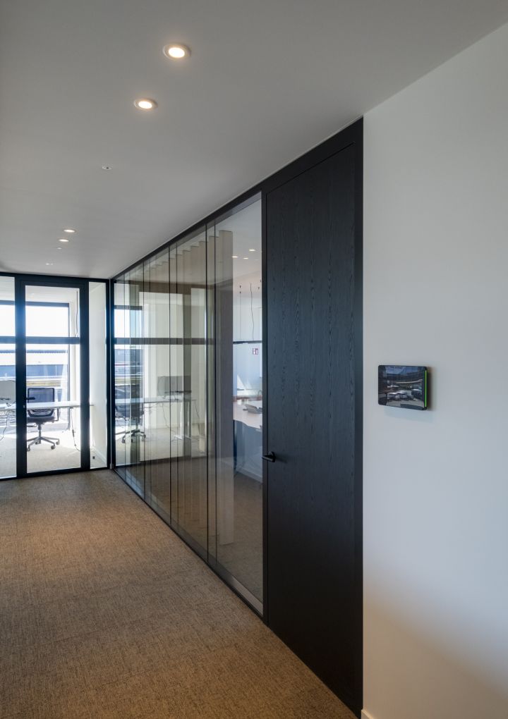 JB PURE 100 double glazed partition